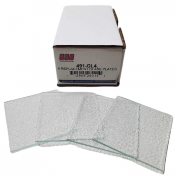 SDC, 491-GL4 Replacement Glass Plates for the 491, 4-pack